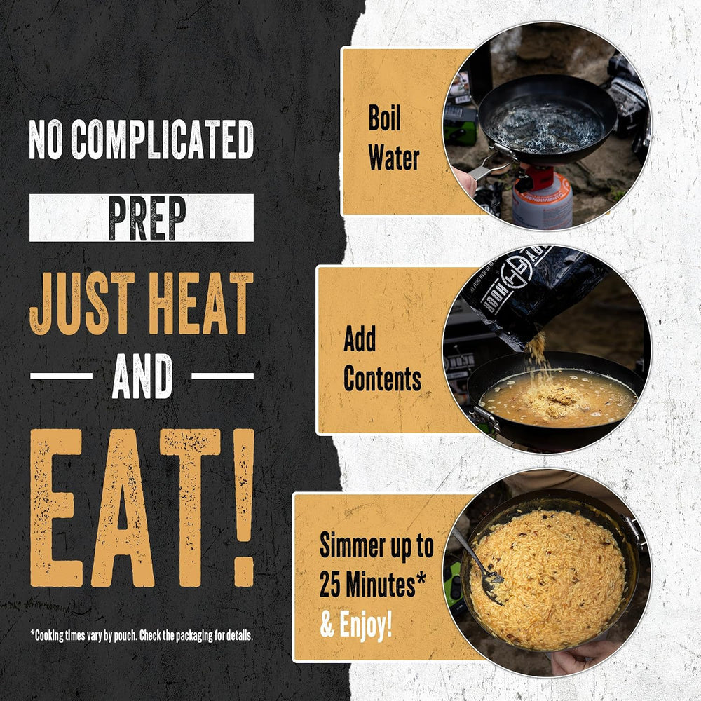Ready Hour 120 Serving Entree Bucket-Freeze Dried Emergency Food Supply-Survi...