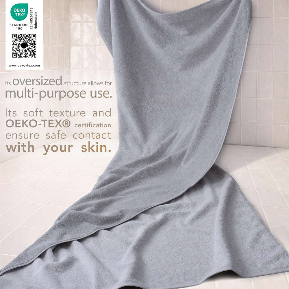 Cotton Paradise Turkish 40x80 Oversized Bath Sheet Extra Large Bath Towel
