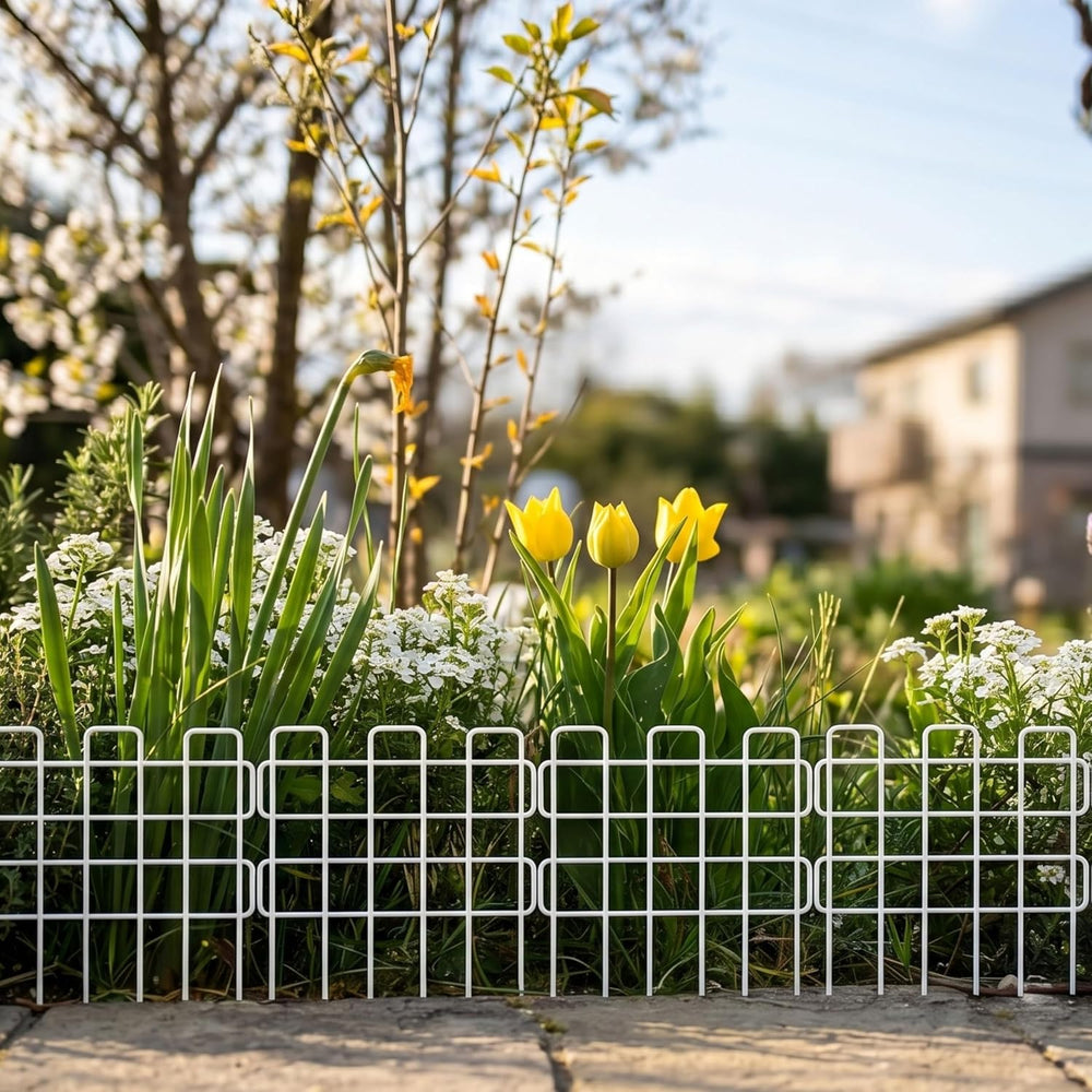 ShopLaLa Garden Fence Border (20 Panels) 12inx16.5in Animal Barrier Fences