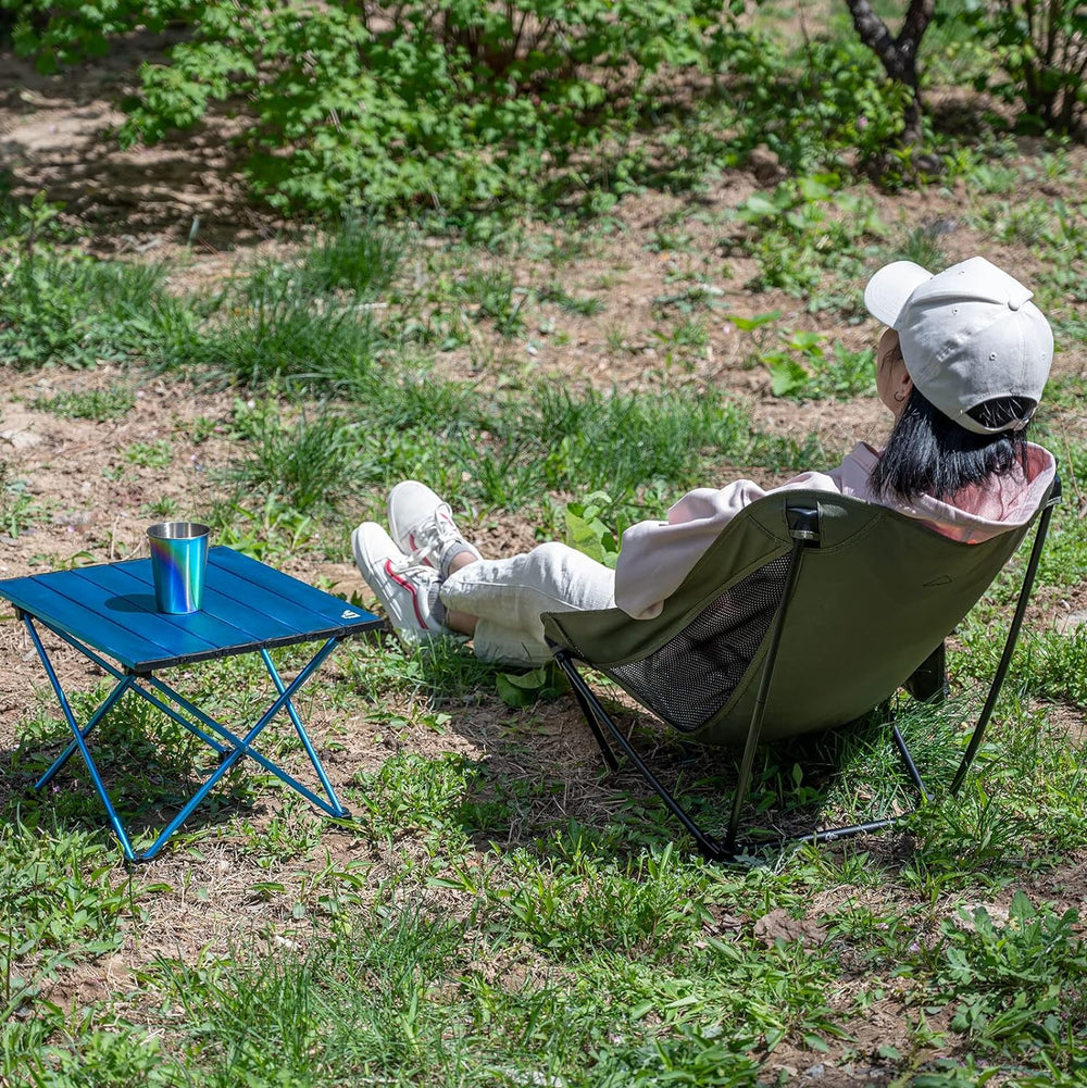 iClimb Low Ultralight Compact Folding Chair (Black)