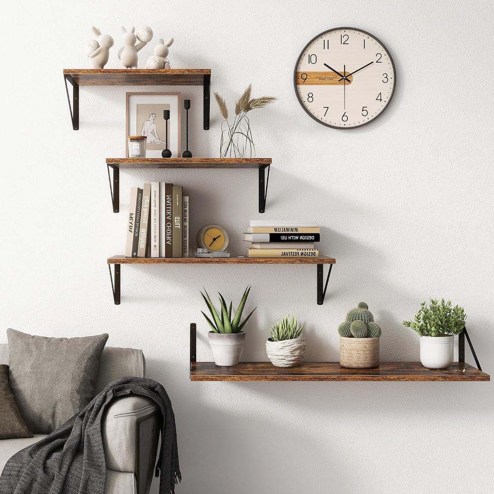 18"W x10"D Floating Shelves, Farmhouse Wall Shelves Home Decor Shel...