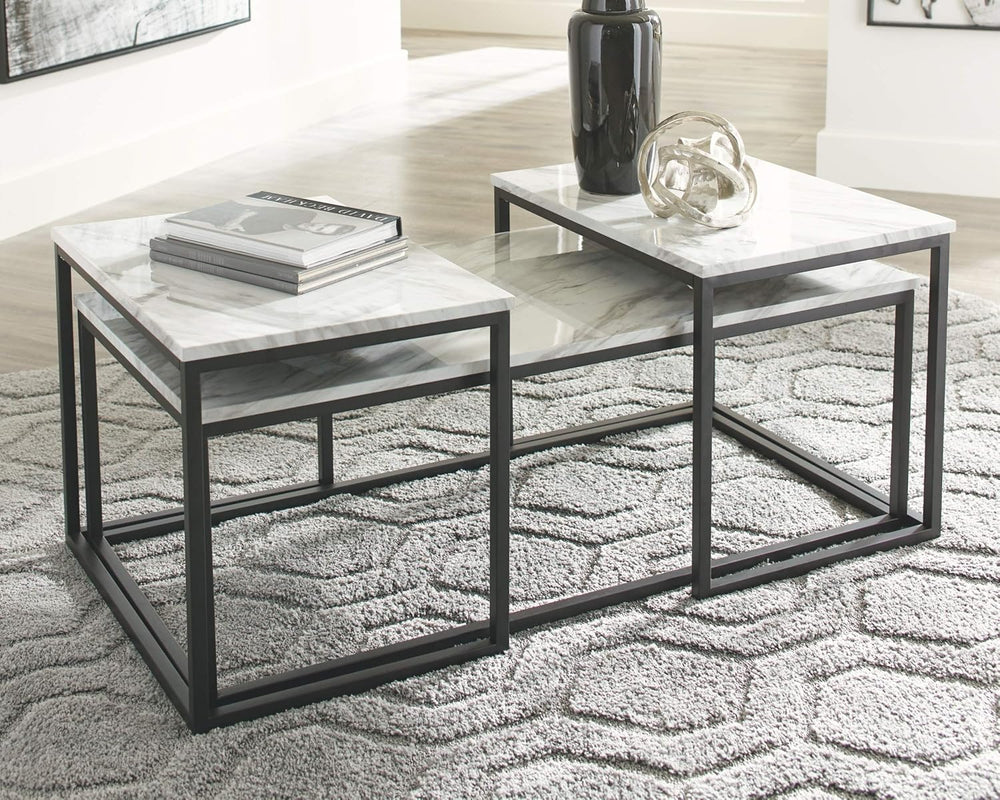 Signature Design by Ashley Donnesta 3 Piece Nesting Coffee Table Set