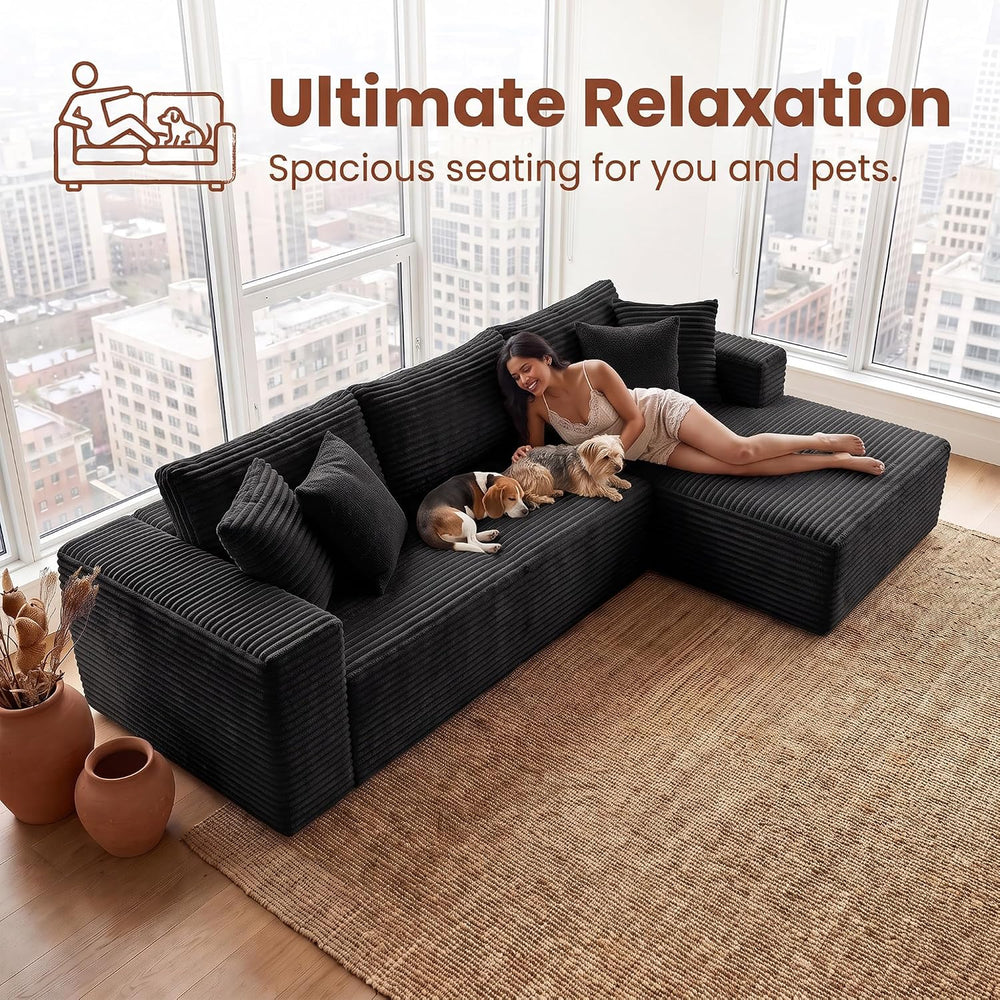Boneless Couch Modular Sectional Sofa Cloud Couch