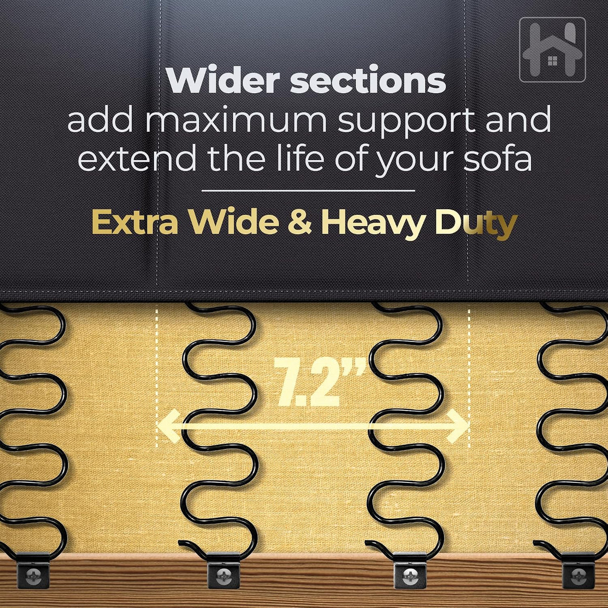 Heavy Duty Couch Cushion Support Board for Sagging Sofa Cushions (21"x72")