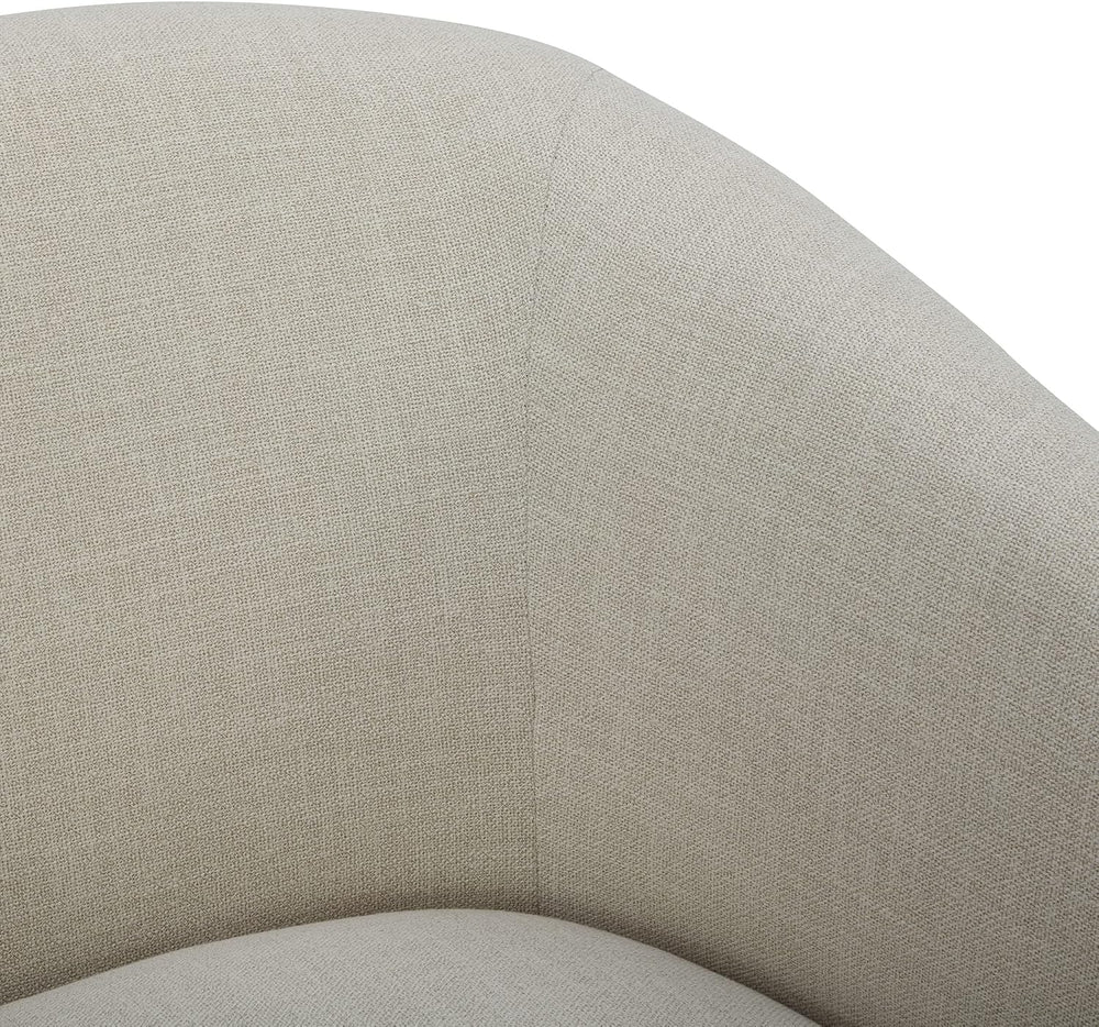 CHITA Swivel Accent Chair, FSC Certified Wood Frame, Fully Assembled, Linen