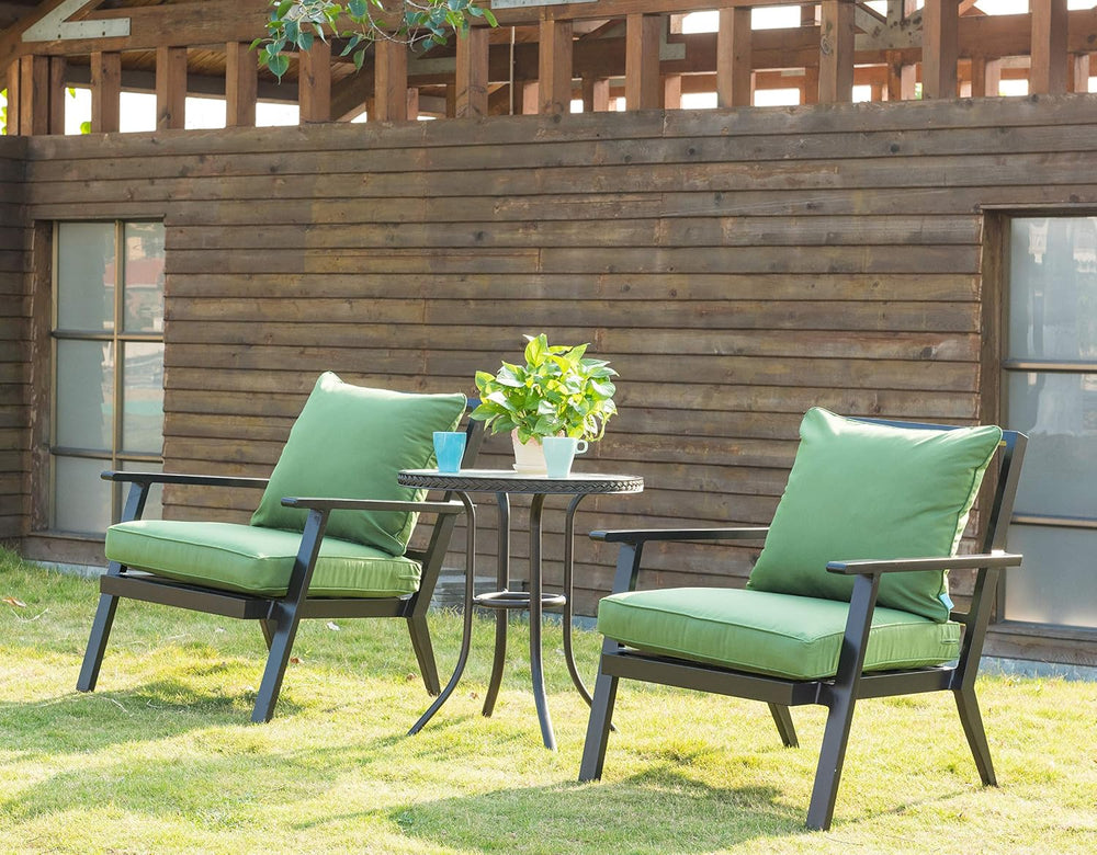 QILLOWAY Outdoor/Indoor Deep Seat Cushions for Patio Furniture, All WeatherLa...