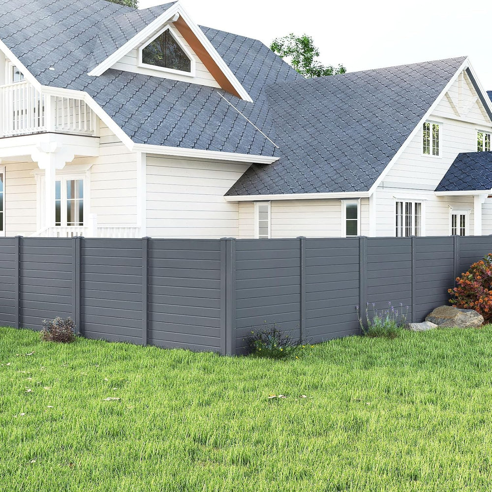 GIANTEX No-Dig Air Conditioner Fence, 4 Panels, 48''W x 48''H...