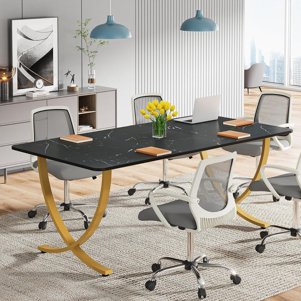 Tribesigns Executive Desk, 63” W x 31.5” D Large Office Desk, Modern Computer...