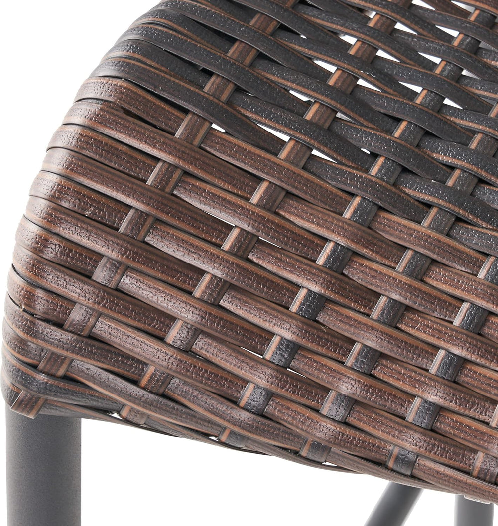 Christopher Knight Home Oyster Bay Wicker Counterstools, 4-Pcs Set, Multibrown