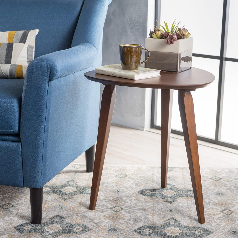 Christopher Knight Home Hoyt Wood End Table, Walnut, 20.08 in x 20.08 in x 22...