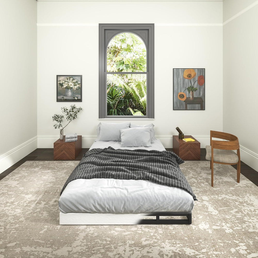 5 Inch Heavy Duty Metal Box Spring Queen Size, Low Profile Queen Mattress Fou...