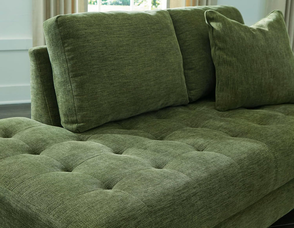 Signature Design by Ashley Bixler Mid-Century Modern Tufted Right-arm Facing ...