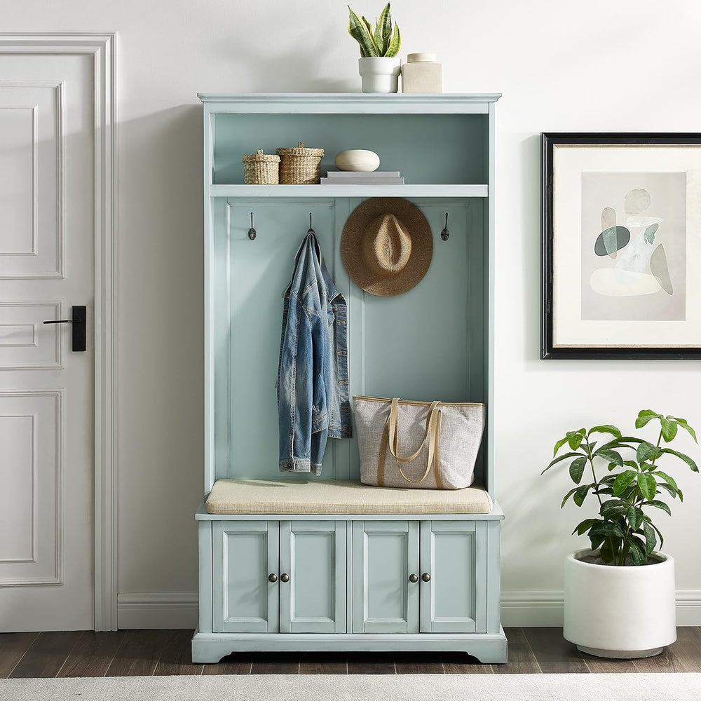 Crosley Furniture Holbrook Hall Tree, Shoe Rack Bench