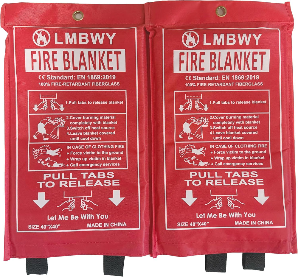 Emergency Safety Blanket, 40"x40", 2 Pack