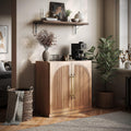 BELLEZE Jagger Sideboard Buffet Cabinet - Camel