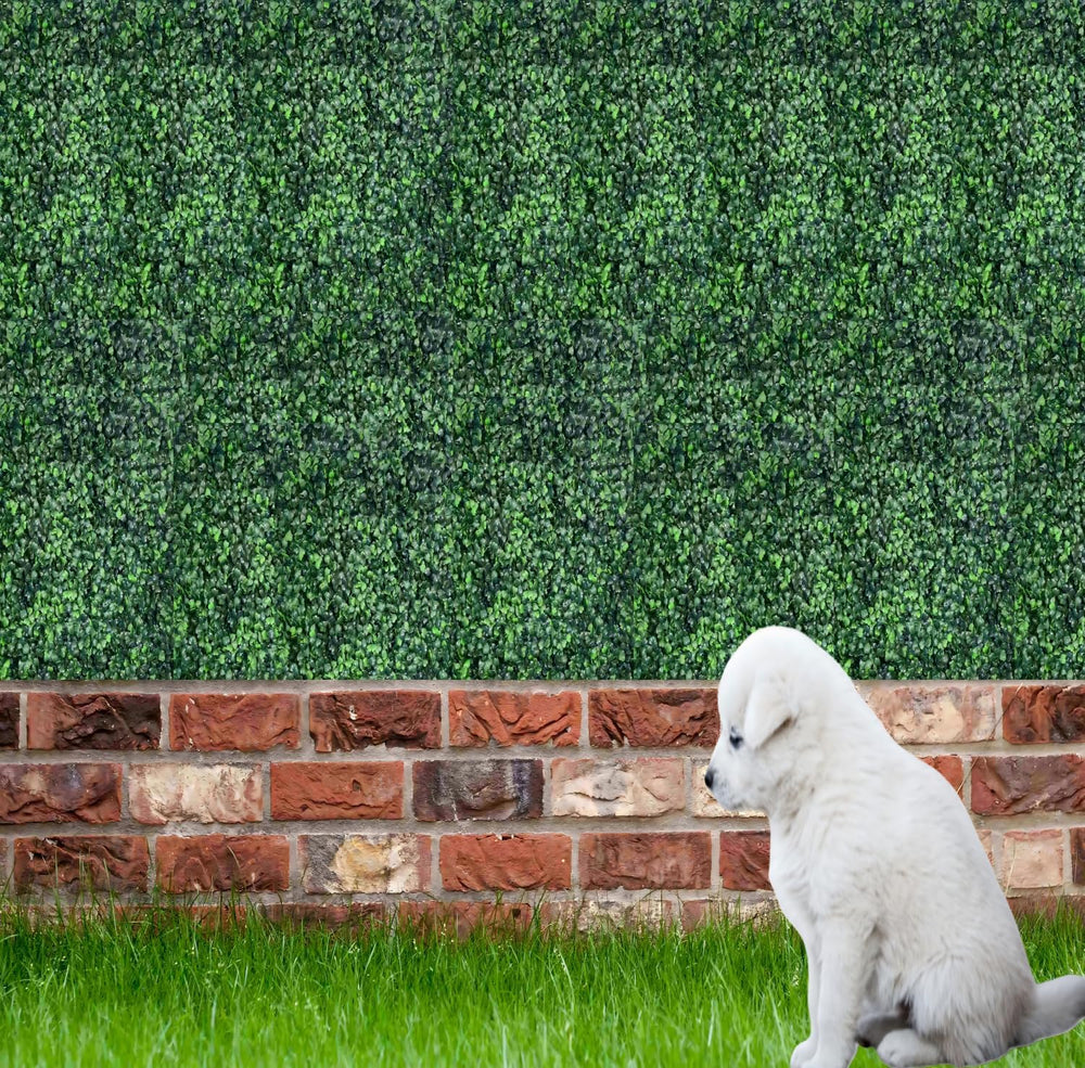 Grass Wall Panels 12Pcs 20×20 Maintenance-Free Privacy Fence Decor