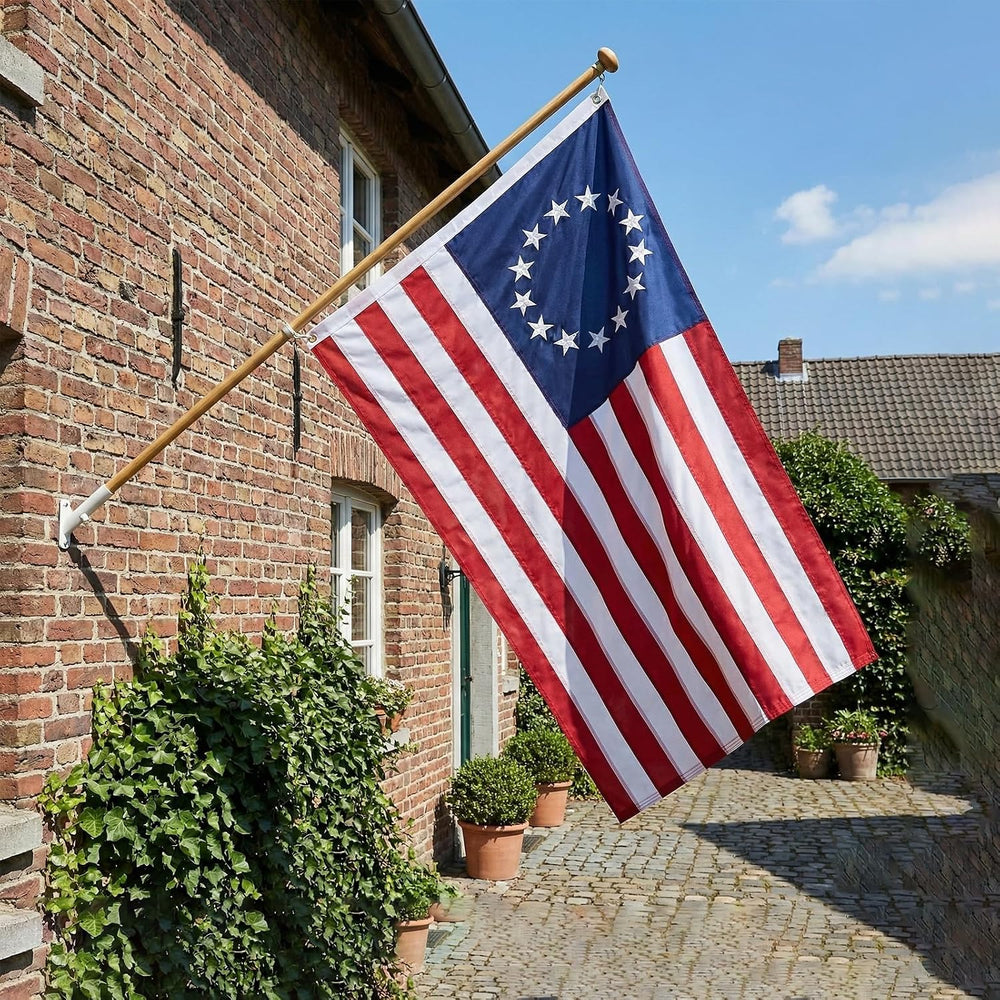 JRED Betsy Ross Flags for Outside, 5x8 Ft 13 Stars American Flag Heavy Duty, ...