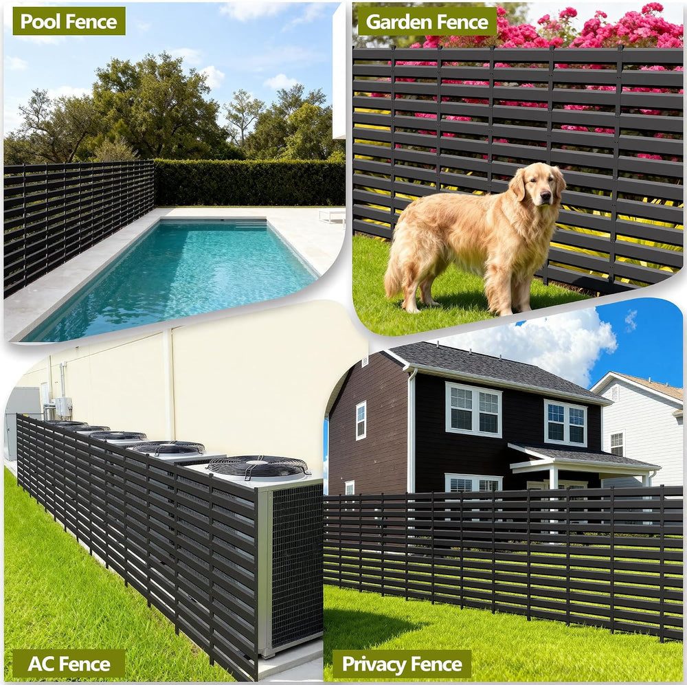 48in H x 45in W Air Conditioner Fence Screen Trash Can Privacy Fence Panels f...