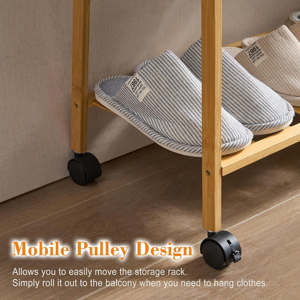 VECELO Coat Rack Freestanding, Entryway Hanger Stand, Umbrella Holder, Hall T...