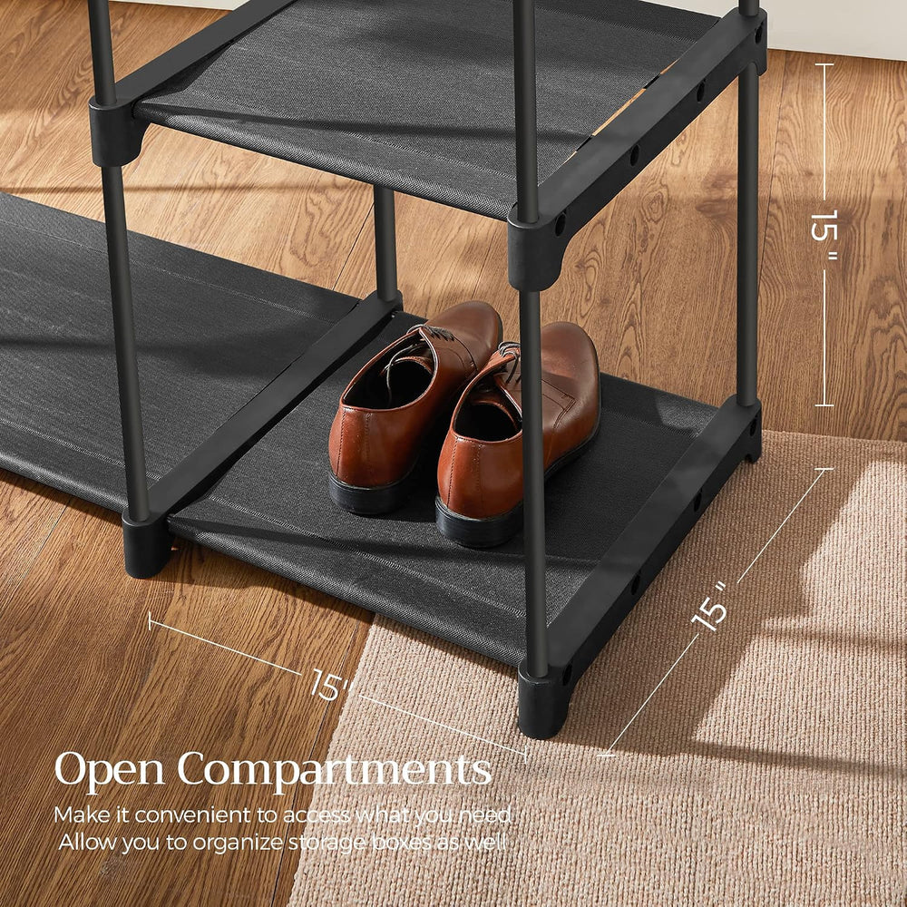 SONGMICS Portable Closet, Freestanding Closet Organizer, Clothes Rack