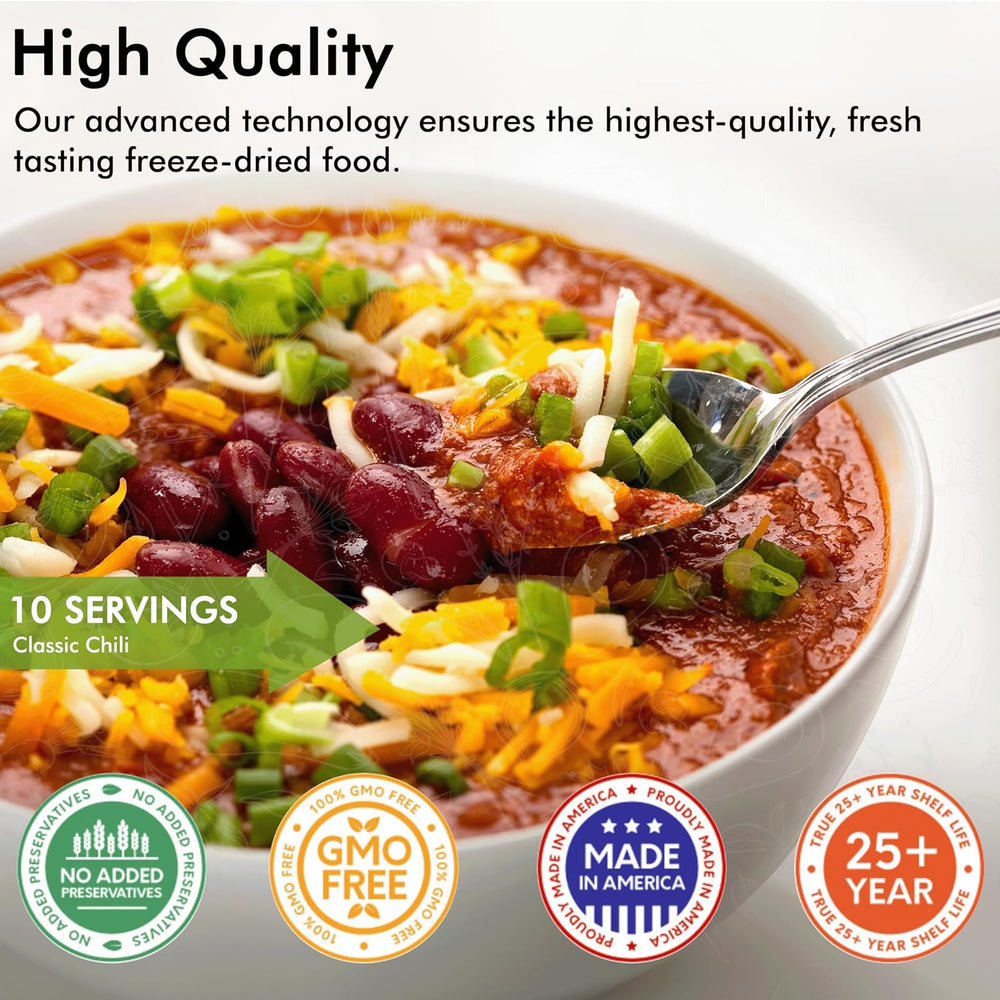 Numanna Grab-n-Go Bucket – 80 Servings, 12 lbs | Freeze-Dried Premade Meals |...