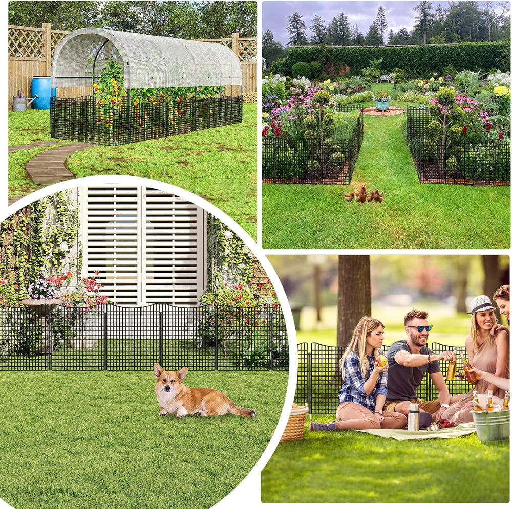 ULIOK 10 Panels No Dig Decorative Garden, Dog Fence Outdoor for Yard, 36in(H)...
