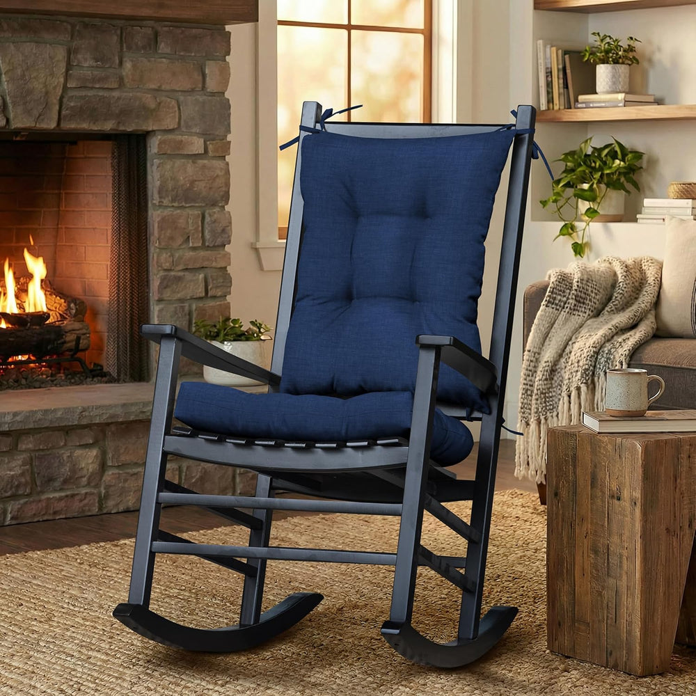 Arden Outdoor Rocking Chair Cushion, 20x18, Sapphire Blue