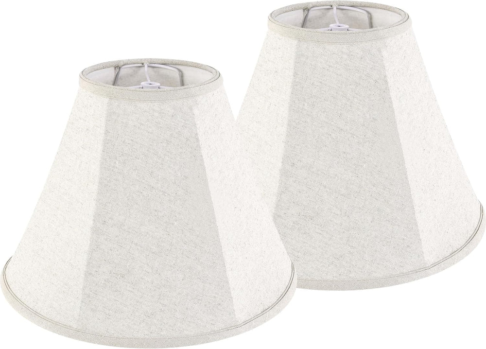 GOSO Lamp Shades, 6" Top x 13" Bottom x 9.8" High, Beige, Set ...