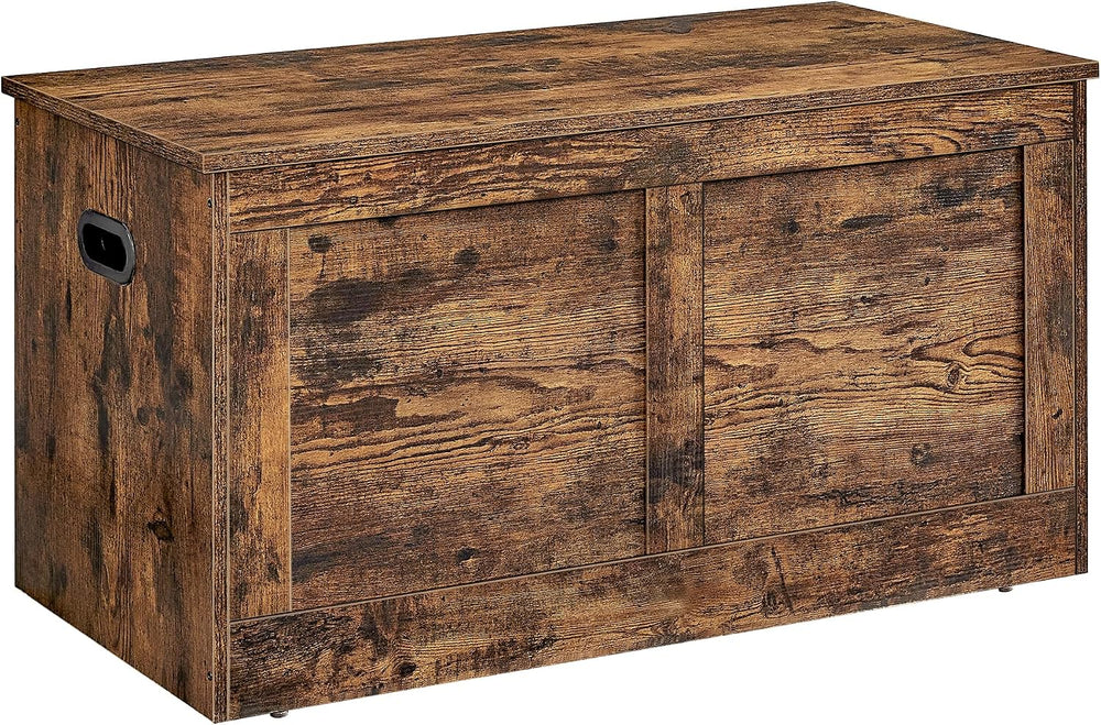 VASAGLE Storage Chest with 2 Safety Hinges, 15.7 x 31.5 x 18.3 Inches
