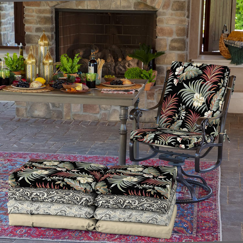 ARDEN Outdoor Dining Chair Cushion, 20 in x 20 in, Weather-Proof, Rain-Proof,...