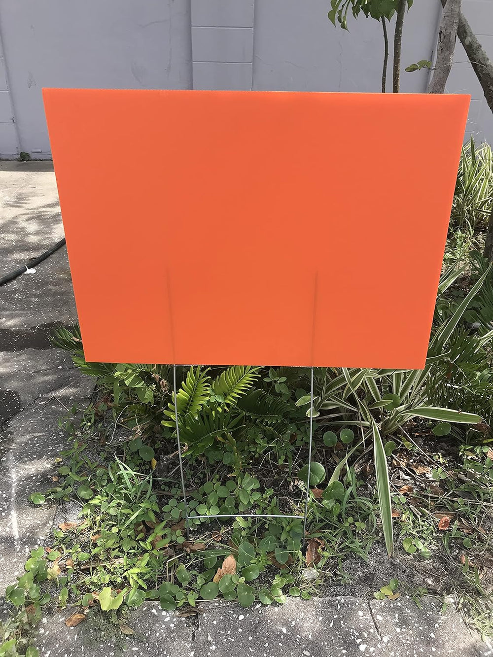 Yard Signs 5Pack (Orange) Sign Board 18X24inch x 4MM Corrugated Plastic Sign ...