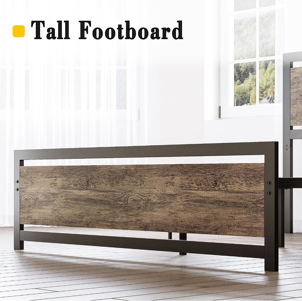 LIKIMIO King Size Bed Frame with Headboard and Footboard