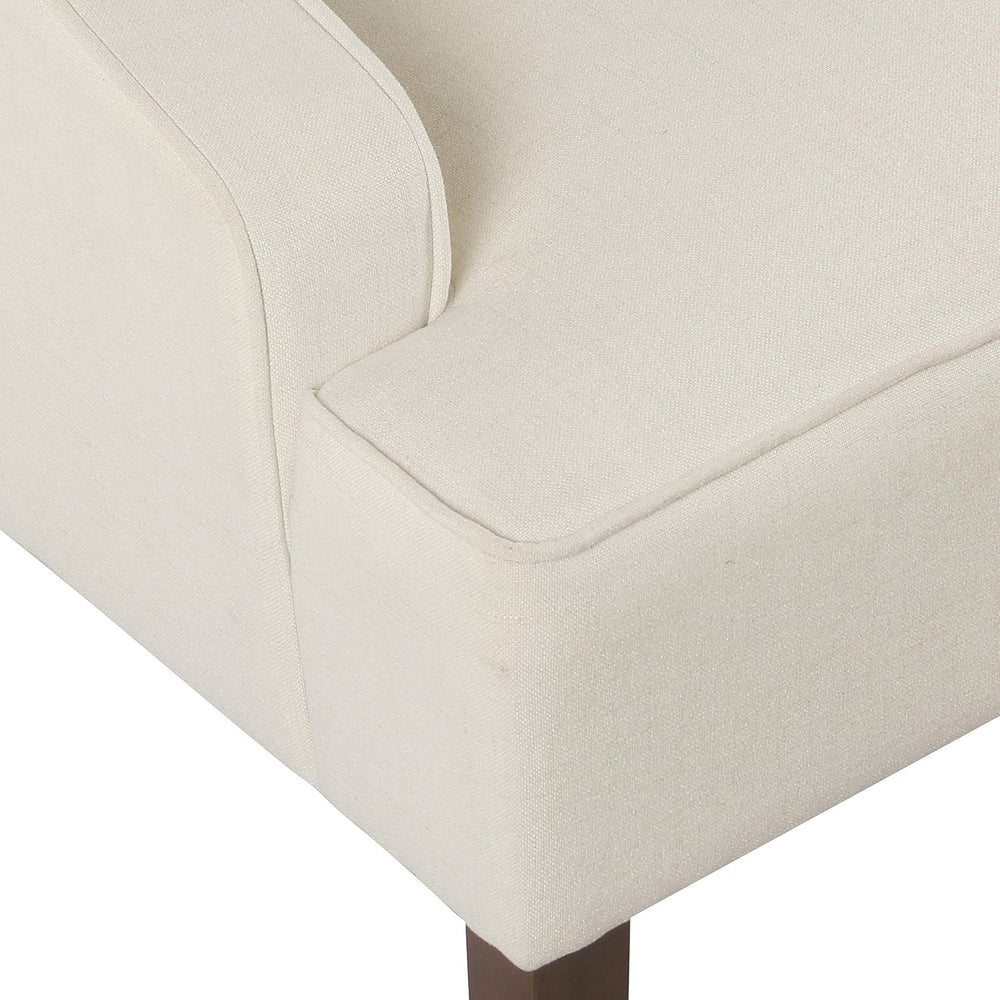 HomePop Classic Swoop Arm Accent Chair - Warm Ivory