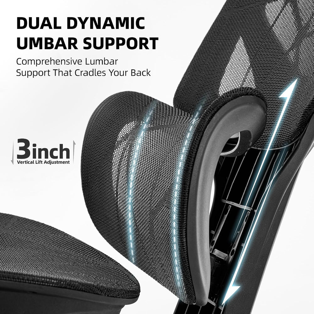 Ergonomic Office Chair, Mesh Computer Chair,400lbs Capacity