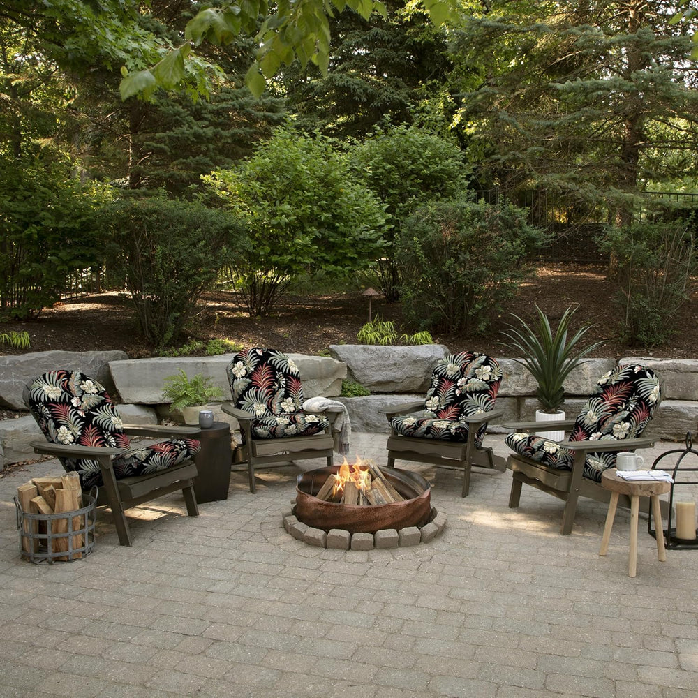 Arden Indoor/Outdoor Plush Modern Tufted Adirondack Cushion, 2-Pack, 21.5 x 1...