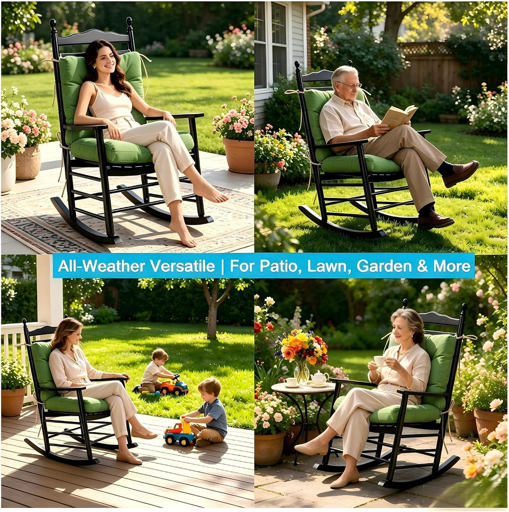 QILLOWAY Outdoor Chair Cushion for Patio Furniture, Waterproof Patio Cushions...