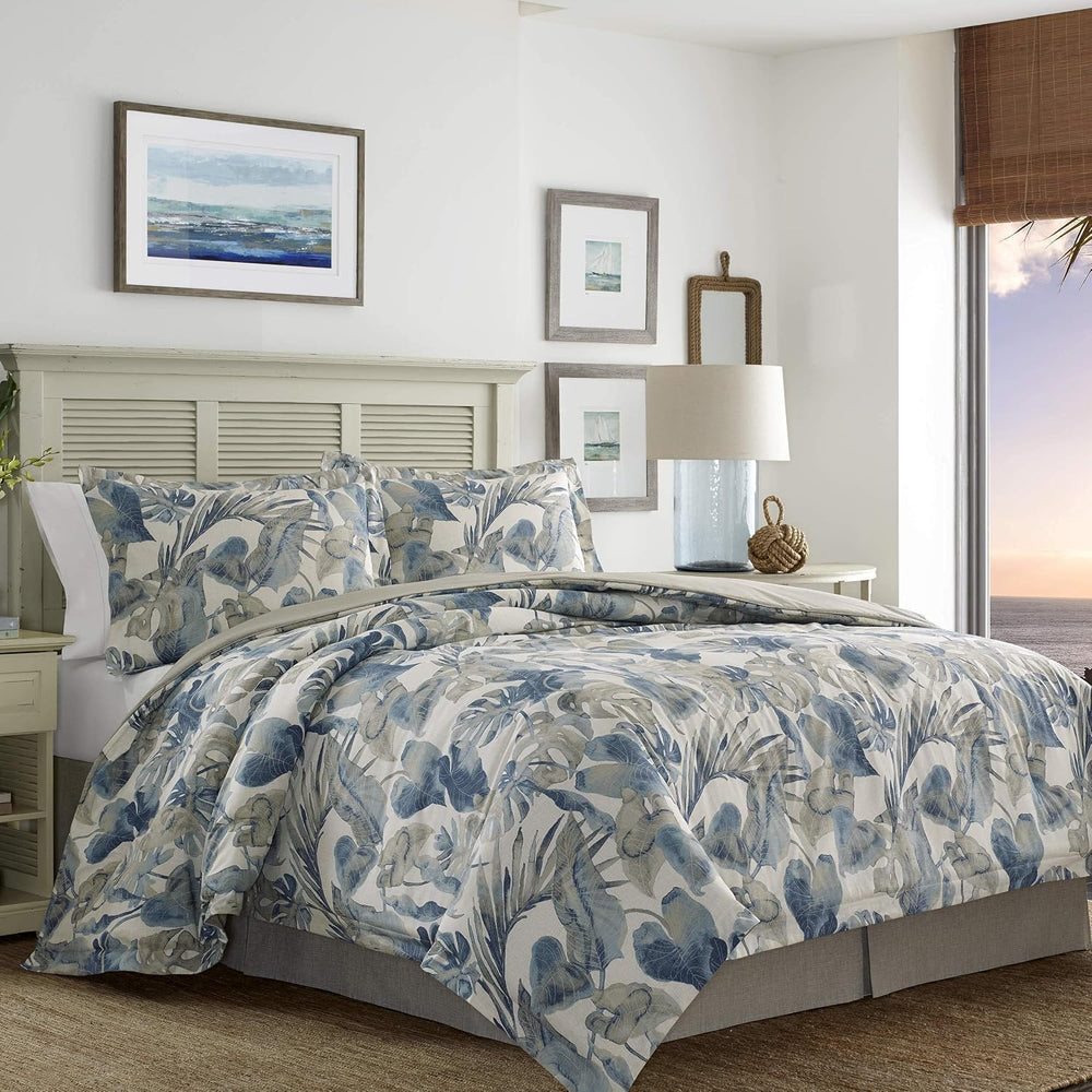 Tommy Bahama - Tropical Queen Size Comforter Set with Matching Shams