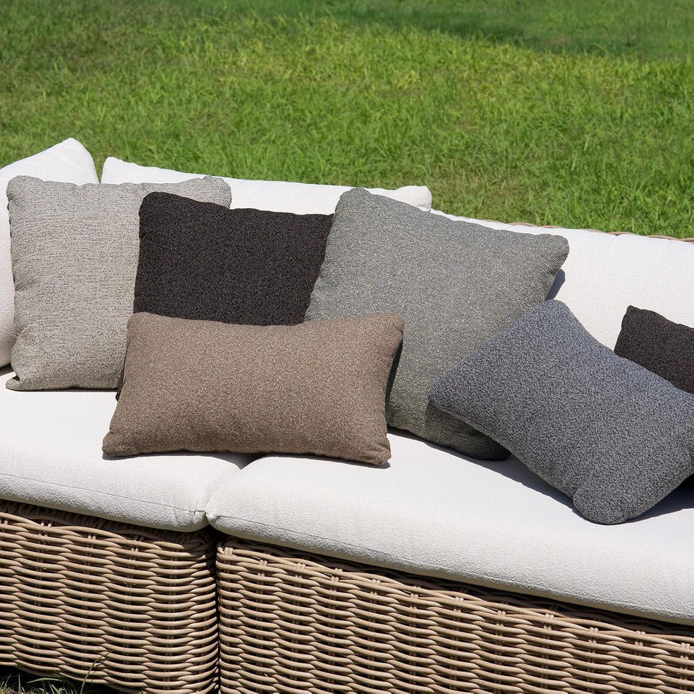 Outdoor Lumbar Pillow Set of 2 with Inserts, Outdoor Throw Pillow Water Resis...