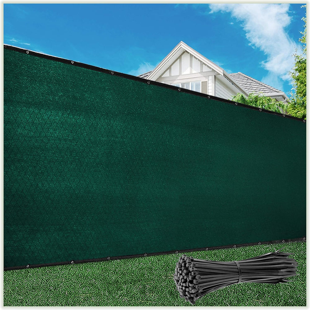 Colour Tree 5' x 75' Green Fence Privacy Screen, 90% Blockage Windscreen