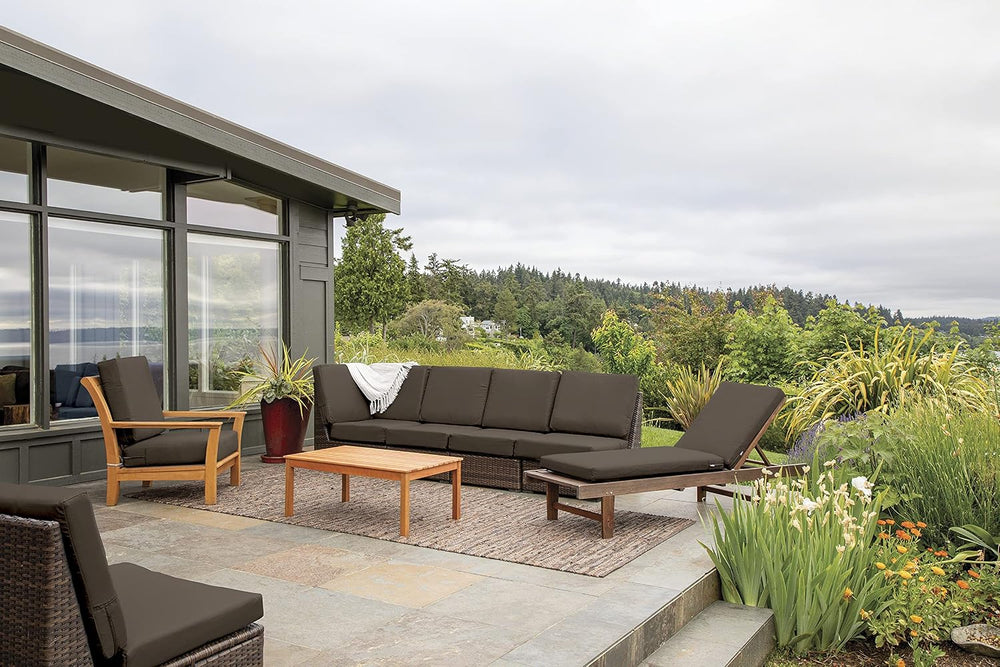 Classic Accessories Ravenna Water-Resistant 21 x 19 x 3 Inch Patio Seat Cushi...