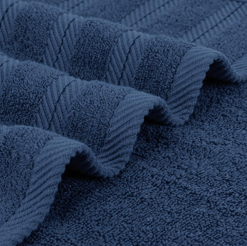 Utopia Towels 4 Pack Premium XL Bath Towels, 30x60 in, Cotton, Navy