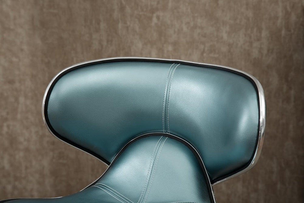 Roundhill Furniture Masaccio Cushioned Leatherette Upholstery Airlift Adjusta...