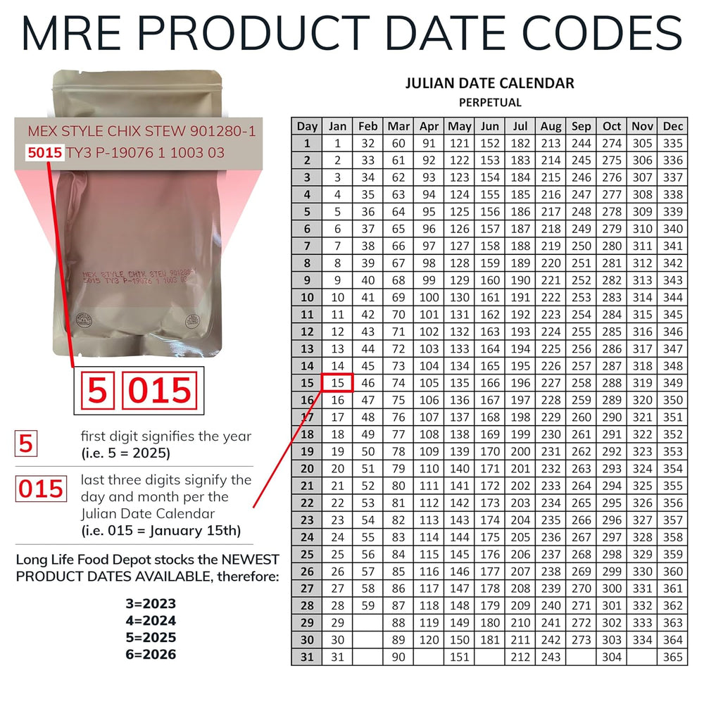 MRE Bread Variety Pack (12-Pack), Long Shelf Life, Combo 2