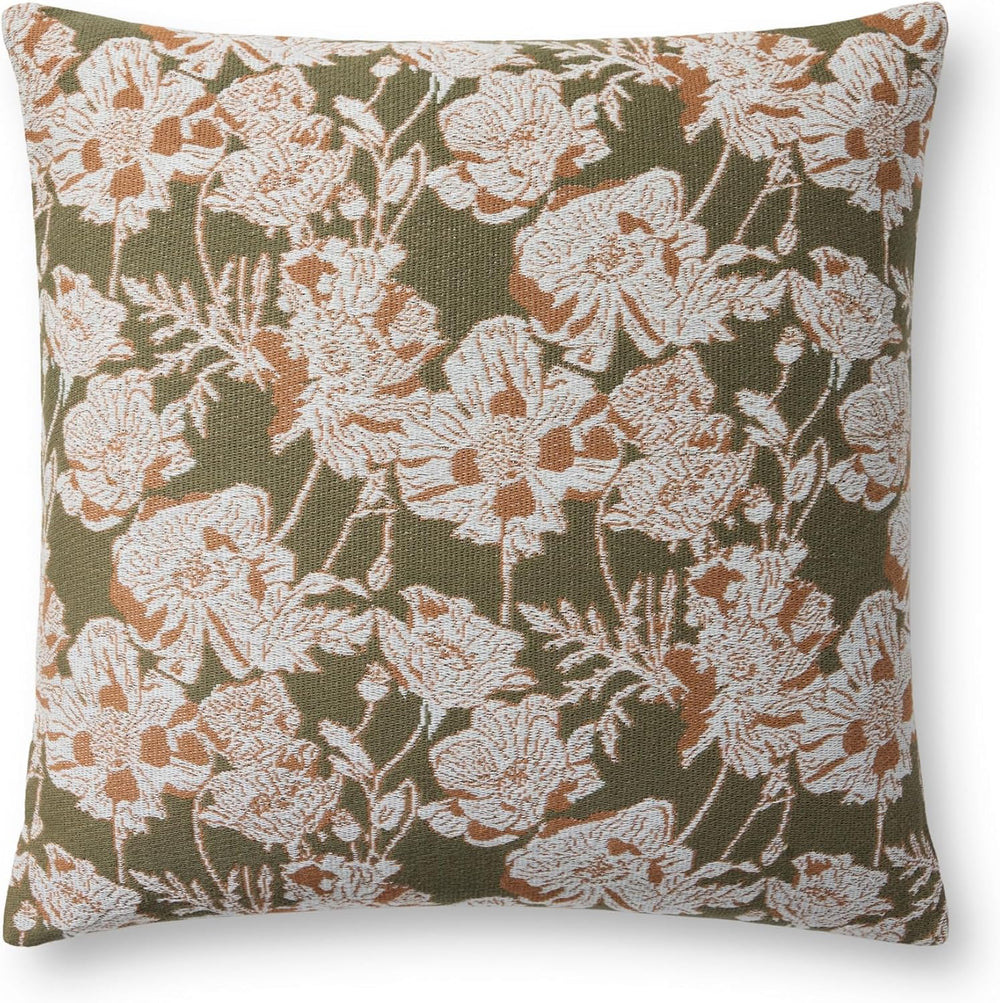 Loloi Chris Loves Julia Matilda Olive/Orange Cover Only Pillow