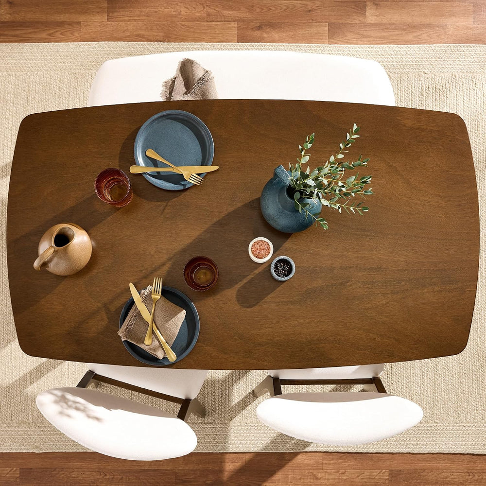Best Choice Products 4-Piece Mid-Century Modern Wood Dining Kitchen Table &am...