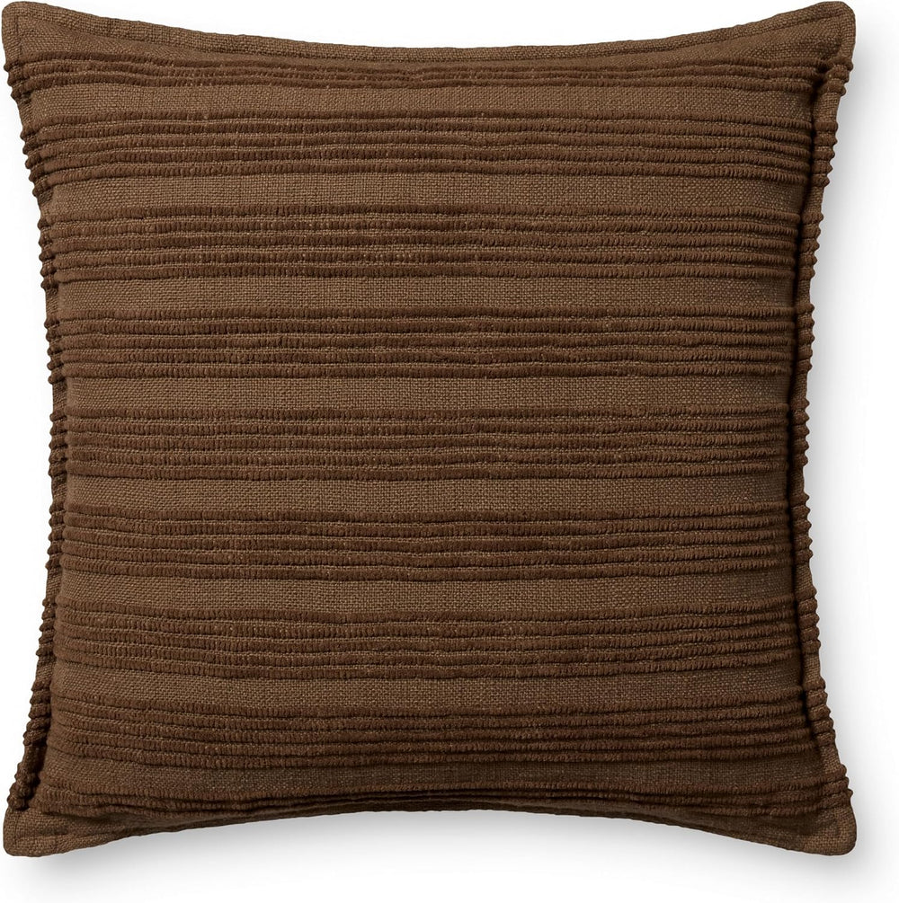 Loloi Amber Lewis Aspyn Brown 22'' x 22'' Cover Only Pillow