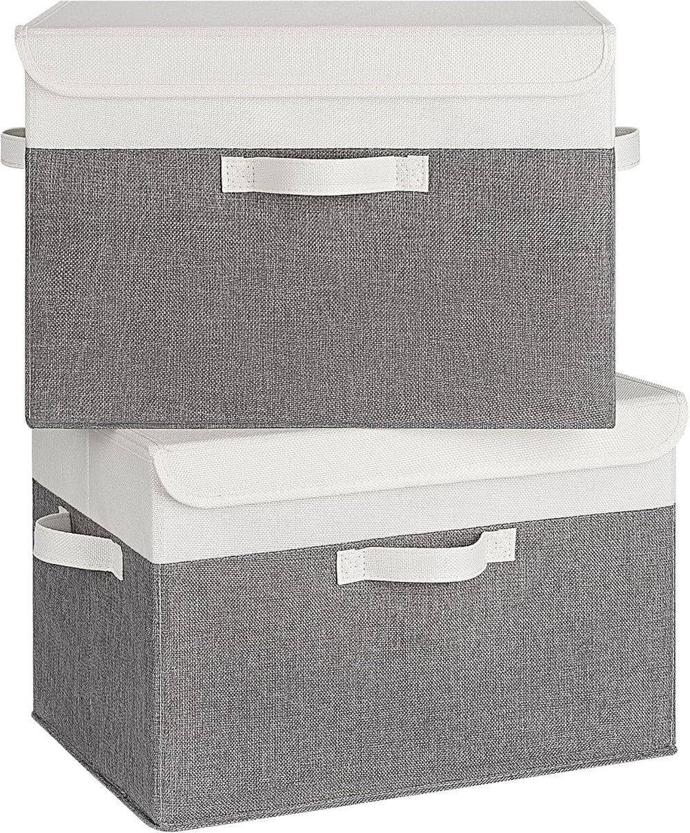 GRANNY SAYS Memory Keepsake Storage Box, Fabric Storage Bins with Lids