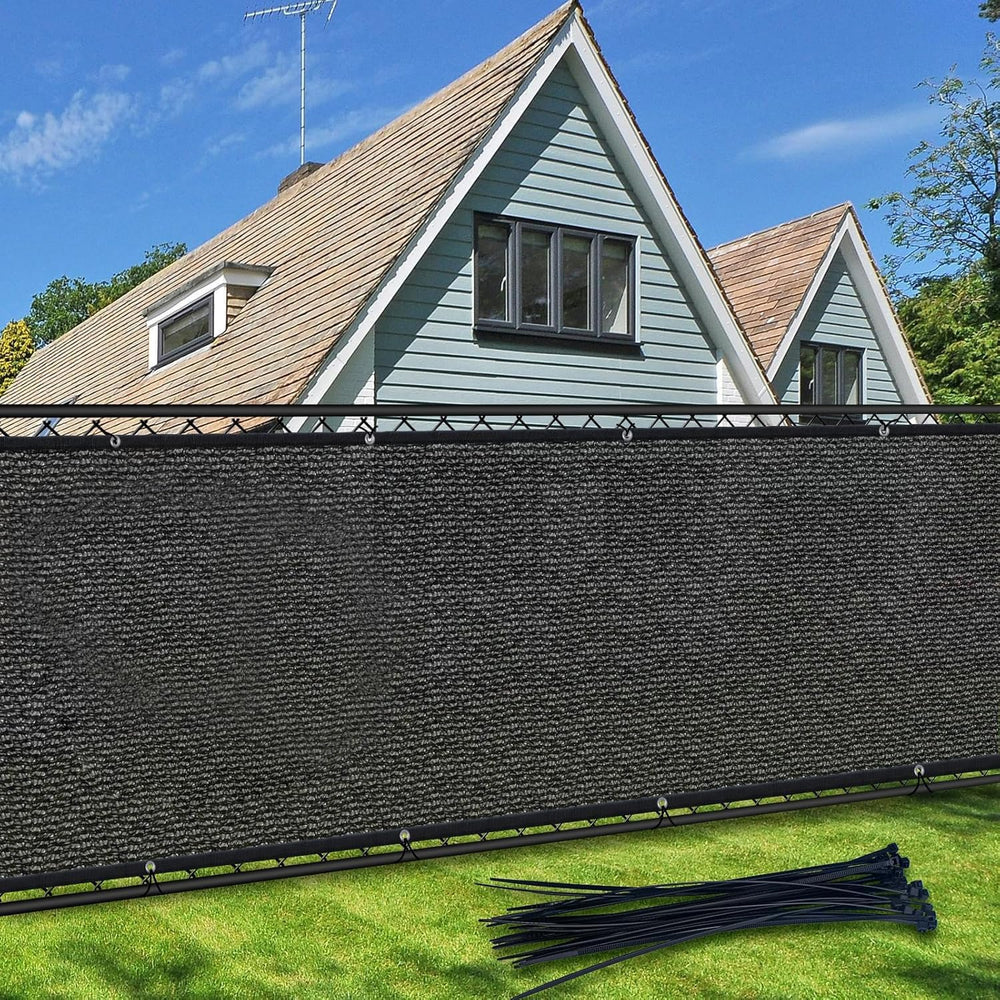 Privacy Screen Fence, TOTU 5ft x 50ft Heavy Duty Shade Net Cover, for Wall Ga...