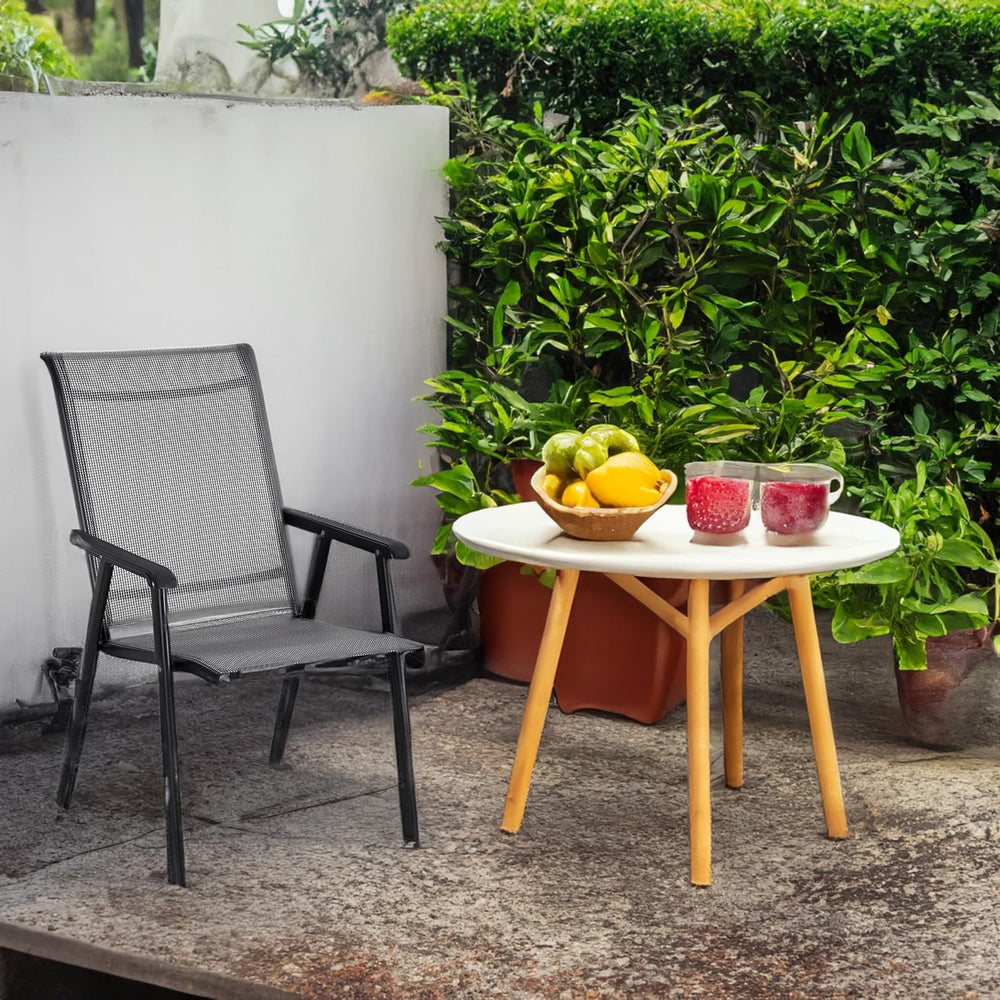 BTEXPERT Set of 4. Heavy Duty Patio Folding Chair Outdoor Indoor Portable Din...