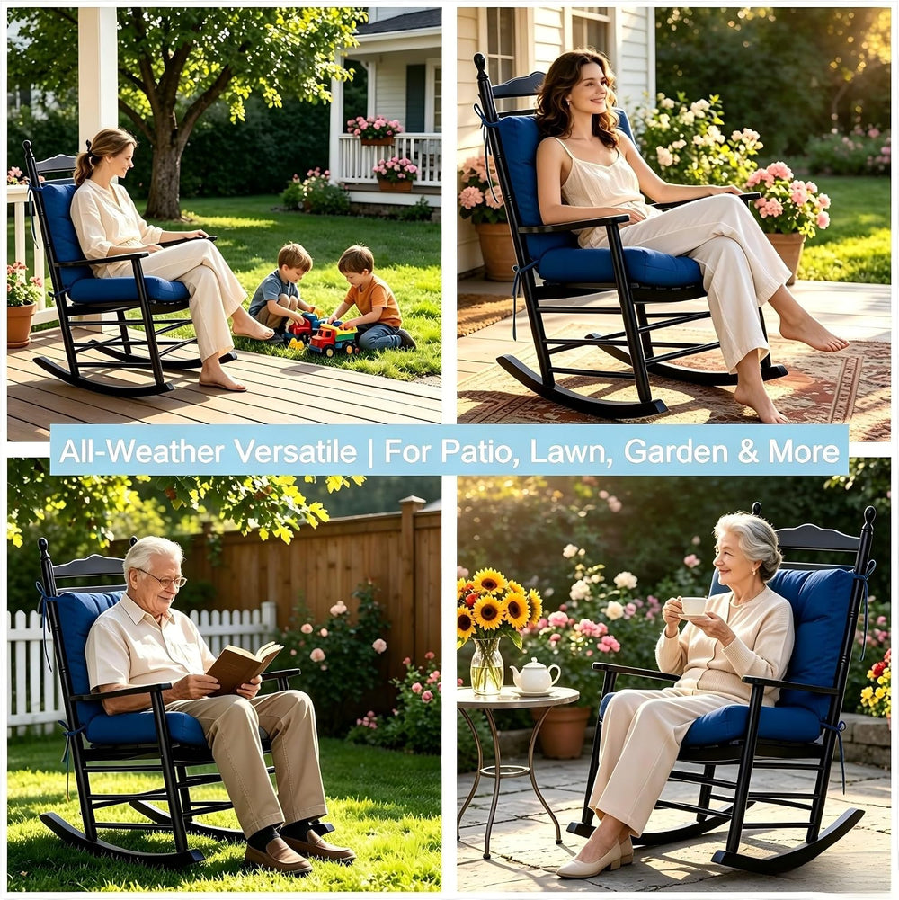 QILLOWAY Outdoor Chair Cushion for Patio Furniture, Waterproof Patio Cushions...